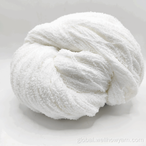 100% Nylon Raw White Yarn 1/7.5NM 100% NYLON POP YARN Supplier